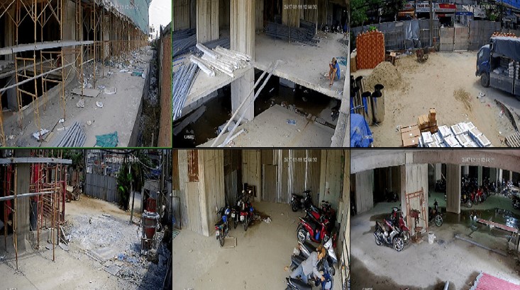 Thi công camere giám sát công trình